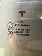 2012-2020 Tesla Model S Rear Left Driver Side Door Window Glass 43R-001074