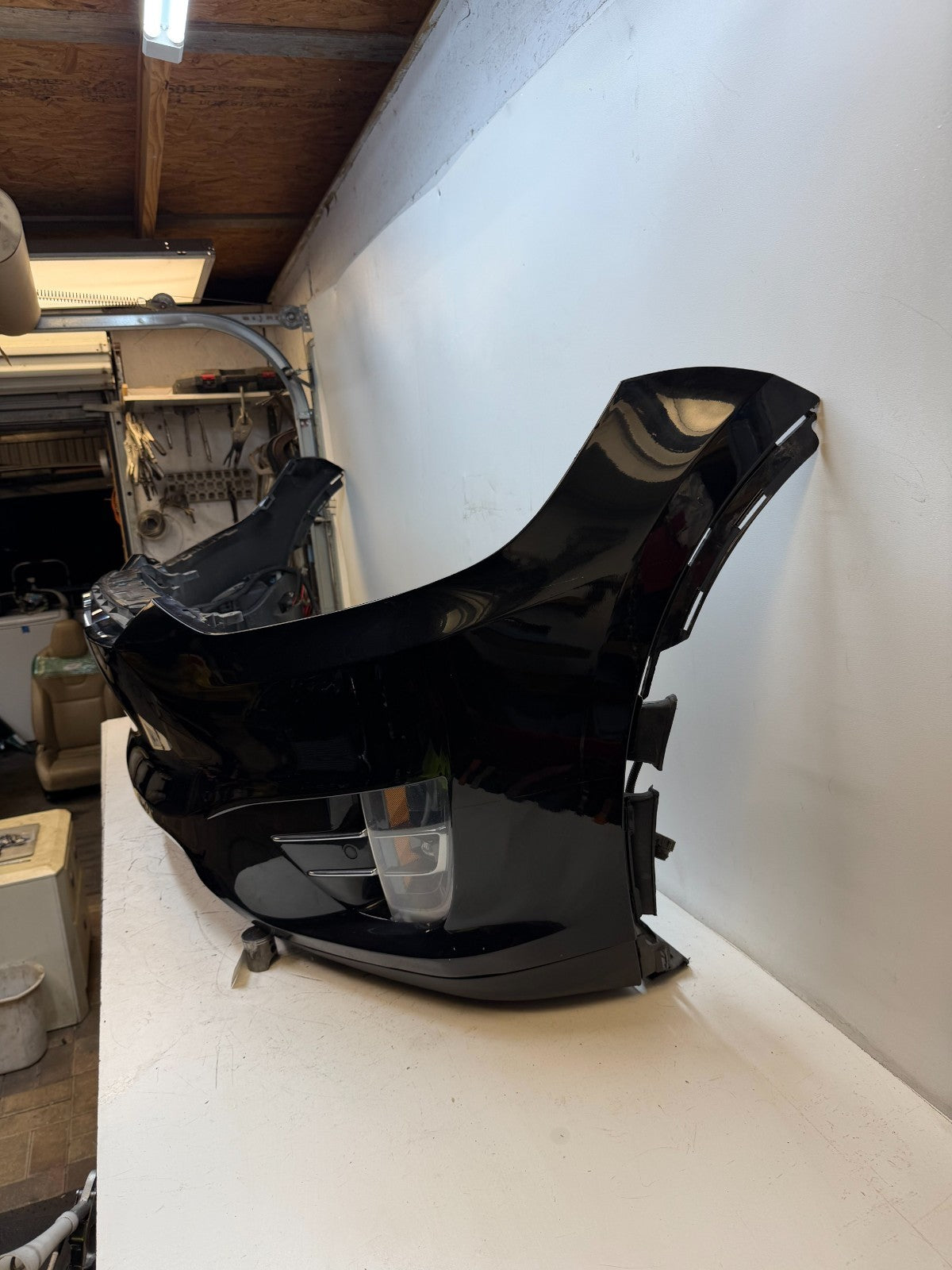 2016-2020 Tesla Model X Front Bumper Cover Complete Black