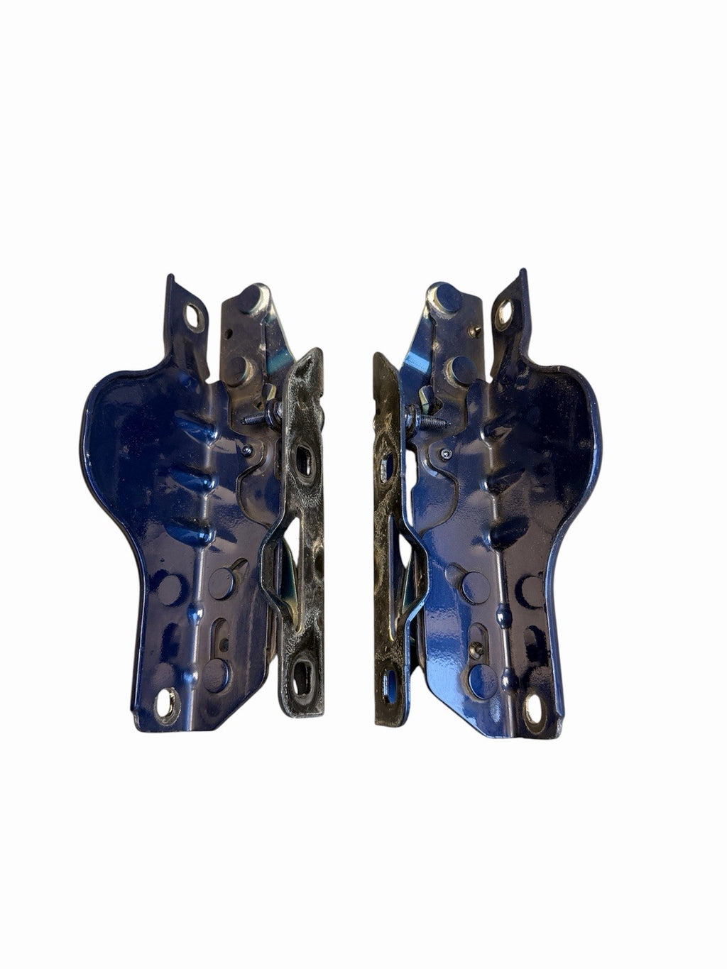 12-20 OEM Tesla Model S Front Left Right Bonnet Hood Hinge Bracket Blue SET