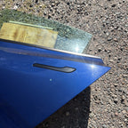 21-23 OEM Tesla Model 3 Rear Left Driver Side Door Shell Panel COMPLETE BLUE