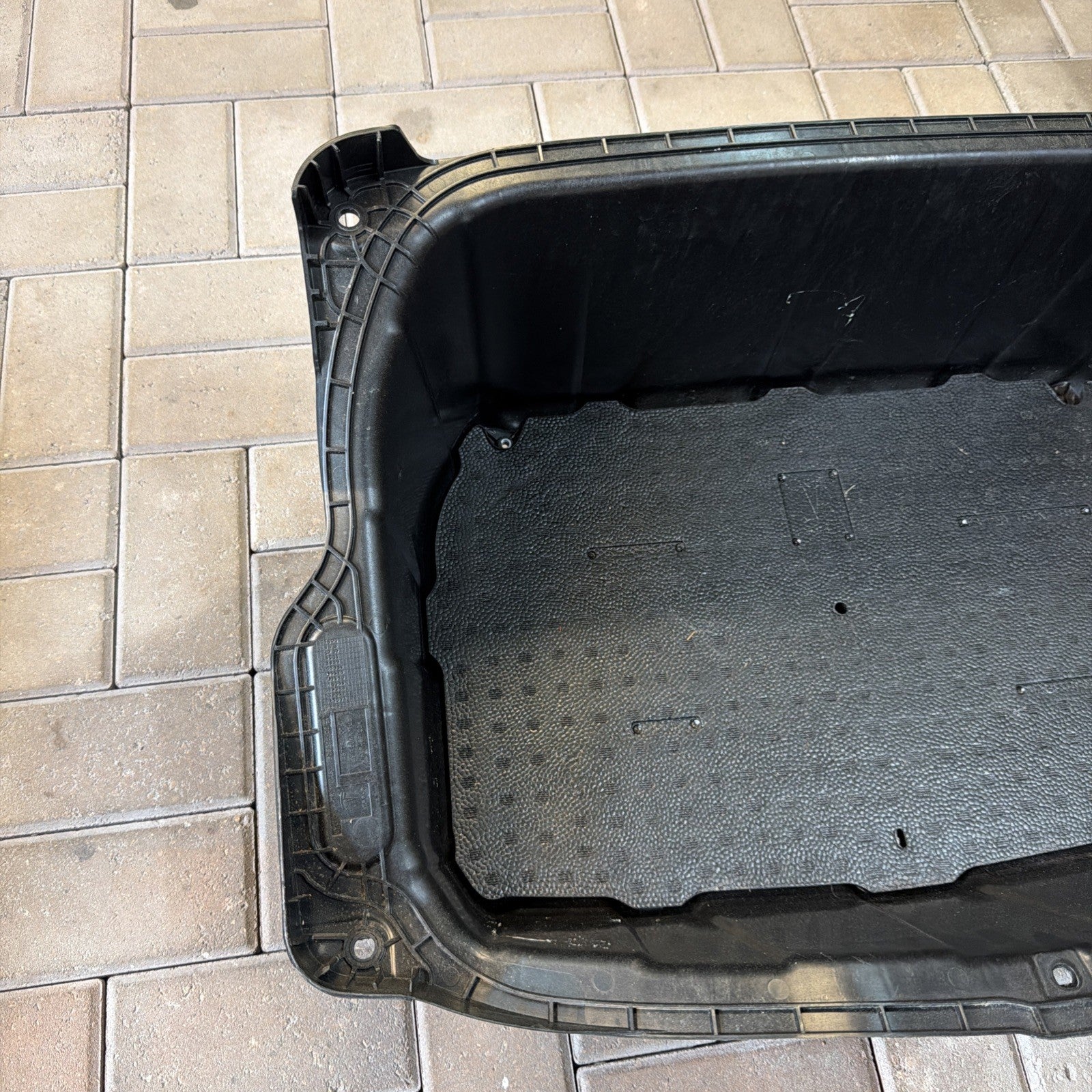 20-24 Tesla Model Y Rear Lower Trunk Tub Cargo Storage Compartment 1487751-00-D