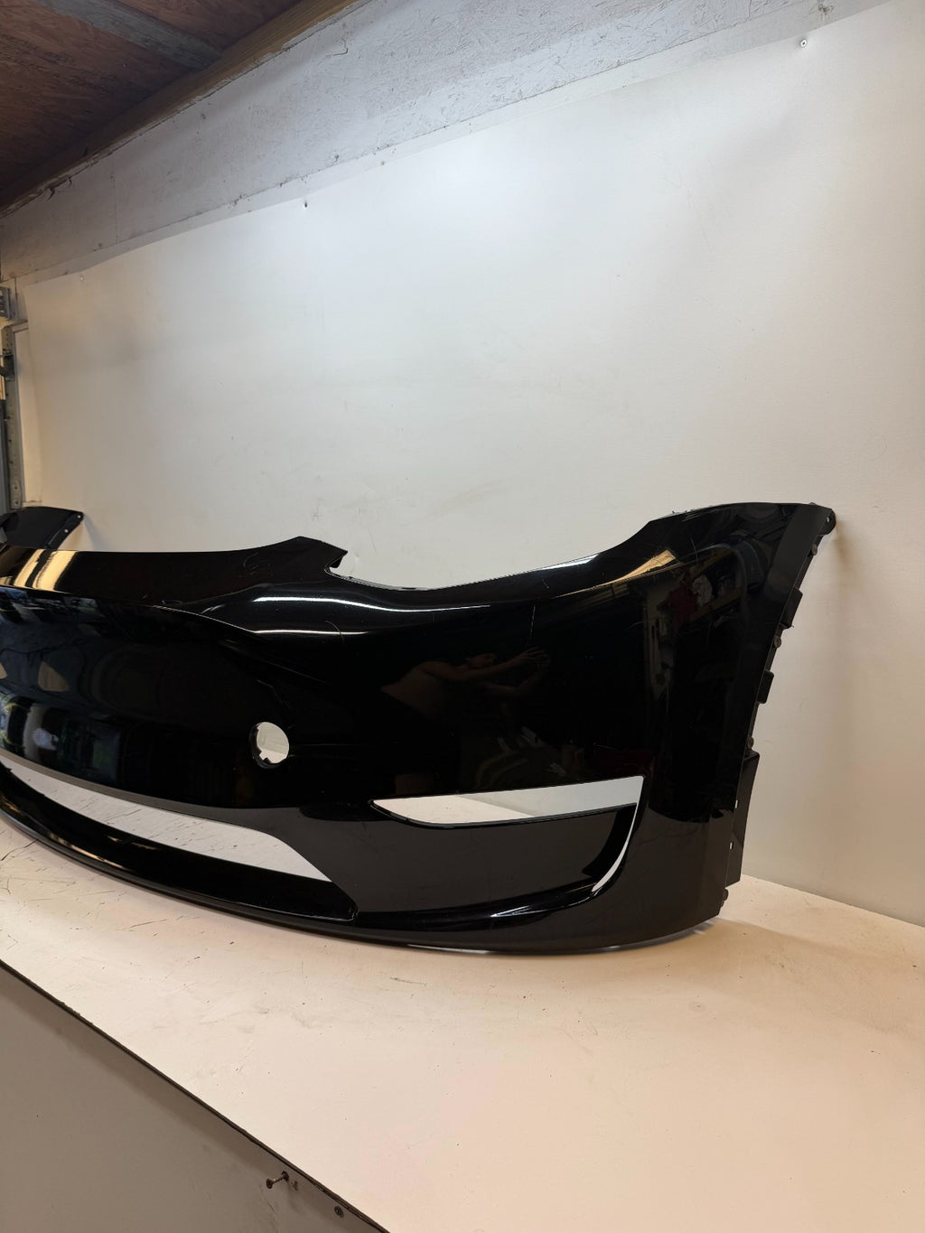 2020-2025 TESLA MODEL Y FRONT BUMPER COVER PANEL OEM 1493745-00-A