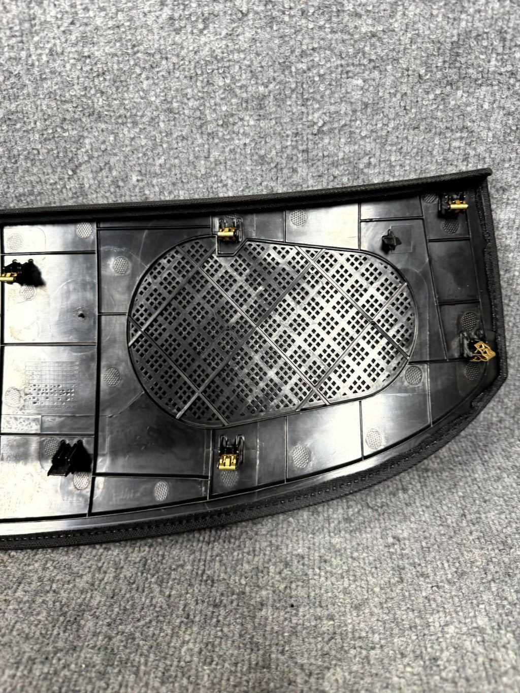 2016-2020 Tesla Model X Liftgate Speaker Trim Carrier OEM, 1037908-00-G