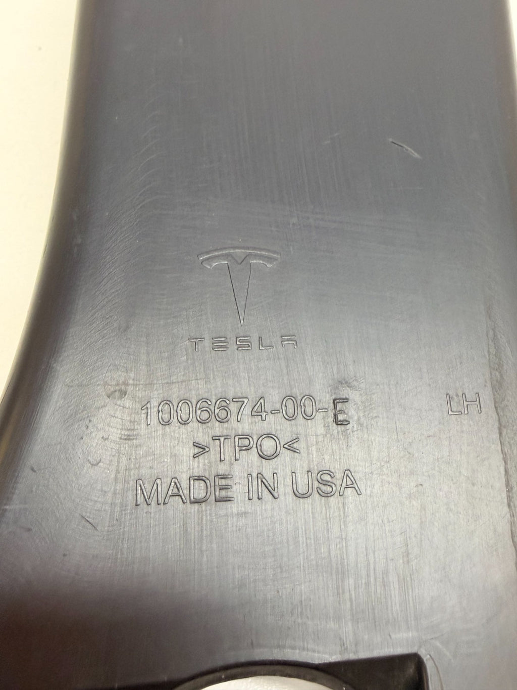 12-15 Model S Rear Driver Side Boot Trunk Trim Cover Panel Left LH 1006674-00-E