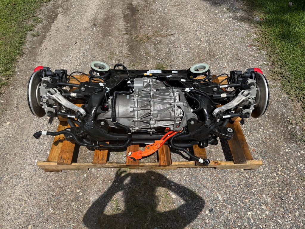 2022 Tesla Model Y Rear Drive Unit Motor Subframe Suspension Complete