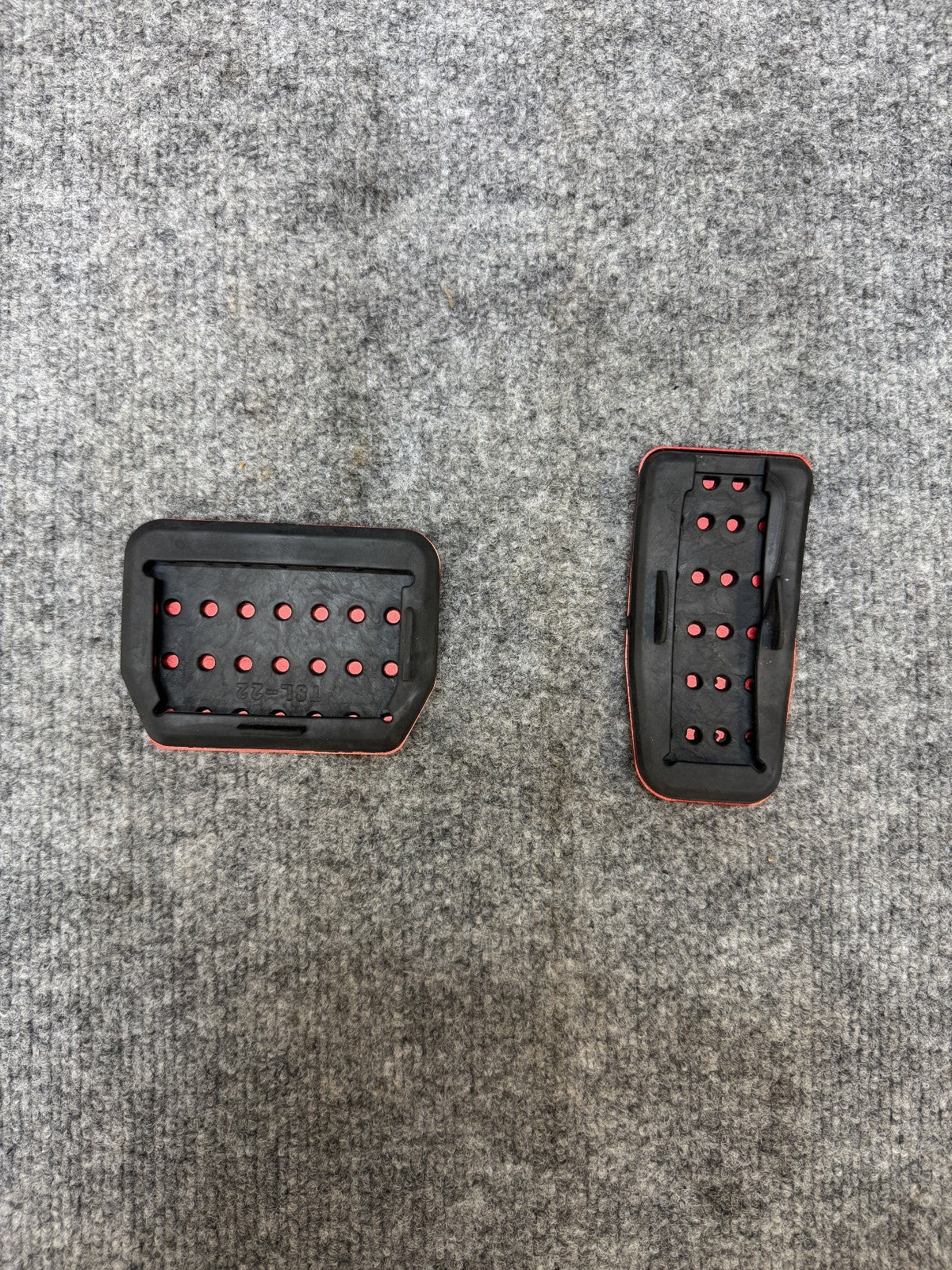 2020 - 2024 TESLA MODEL Y 3 ALUMINUM GAS/BRAKE PEDAL COVER SET ASSEMBLY OEM