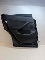 2012-2020 TESLA MODEL Y REAR LEFT DRIVER SIDE COMPLETE DOOR ASSEMBLY W/ GLASS