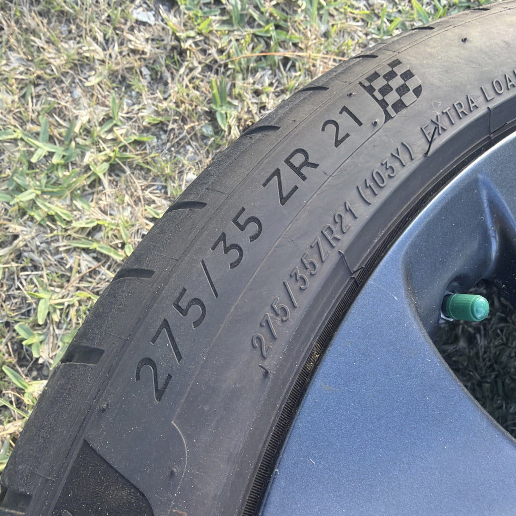 20-25 Tesla Model Y PERFORMANCE OEM 21" FRONT Wheel And Tire