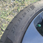 20-25 Tesla Model Y PERFORMANCE OEM 21" FRONT Wheel And Tire