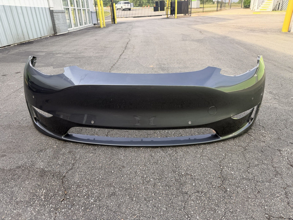 20-22 Model Y Front Bumper Cover Gray w/ Sensor Holes -  PMNG OEM 1606844-17-A