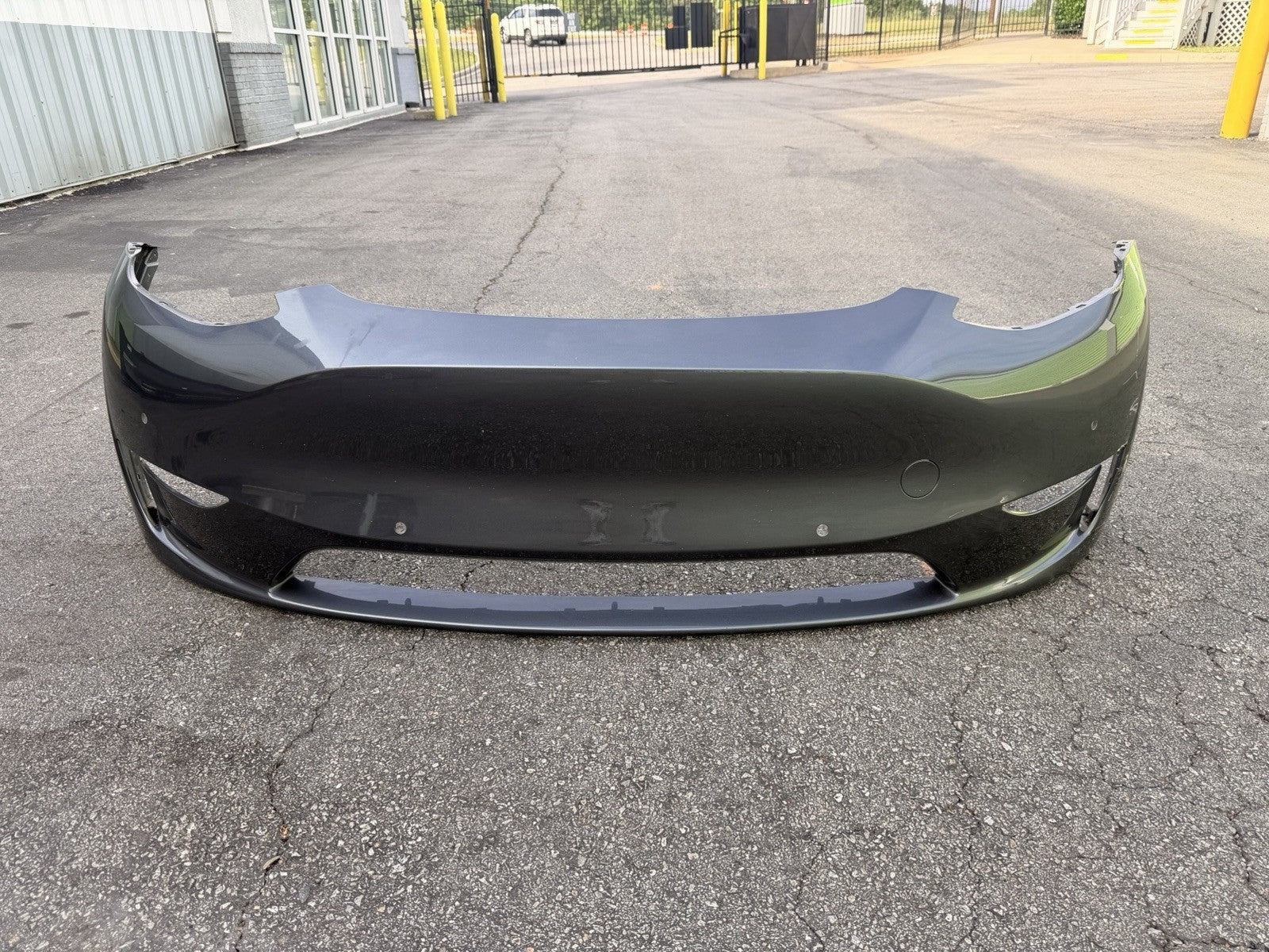 20-22 Model Y Front Bumper Cover Gray w/ Sensor Holes -  PMNG OEM 1606844-17-A