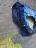 20-26 Tesla Model Y MY Rear Driver Side Door Shell Panel Left LH OEM Blue