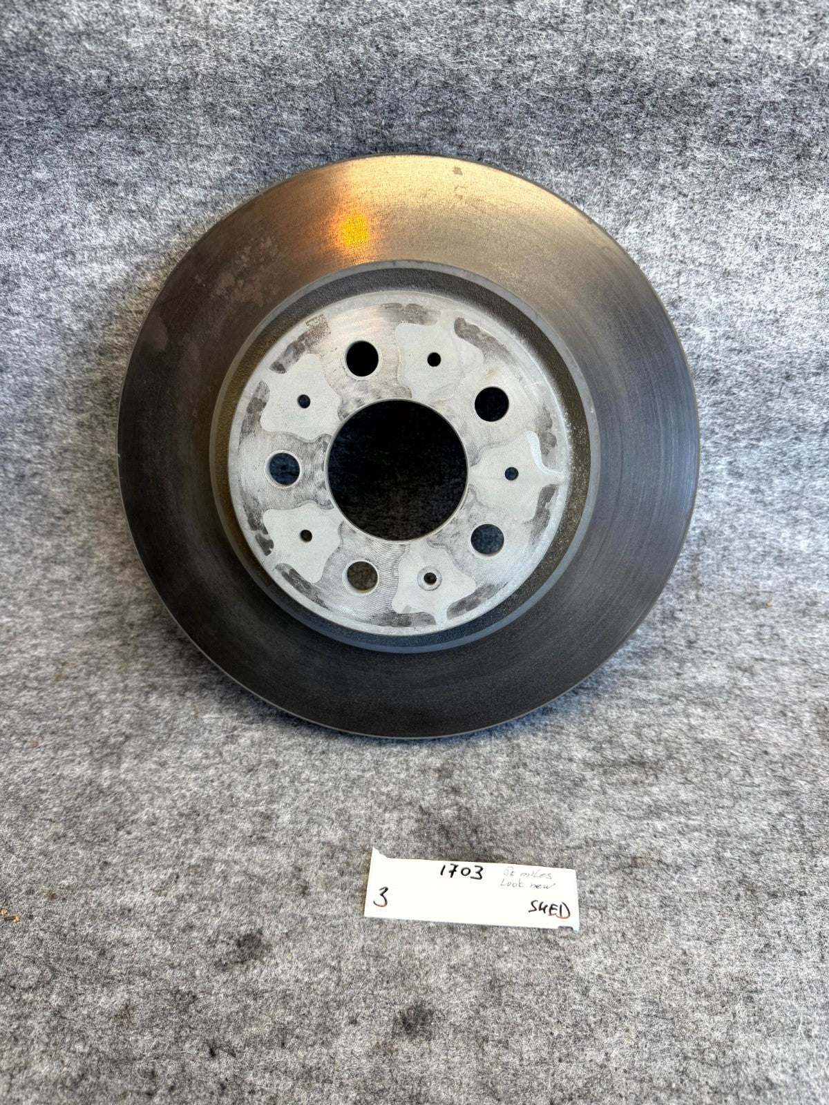 ♦️2017-2023 TESLA MODEL 3 FRONT RIGHT OR LEFT BRAKE ROTOR DISC OEM, 1044611-00-D