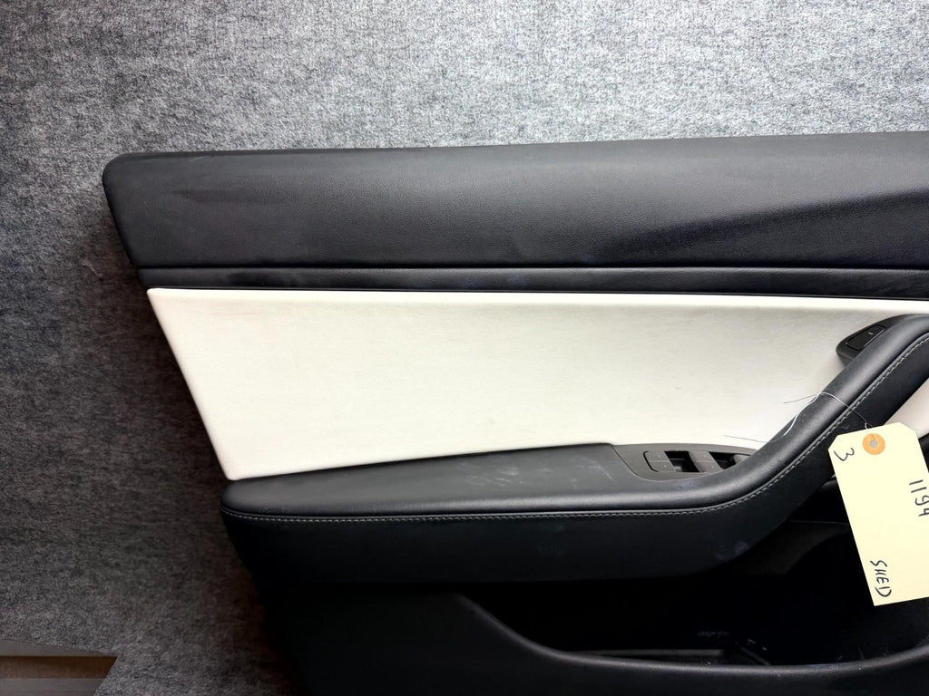 ♦️2017 - 2023 TESLA MODEL 3 FRONT LEFT SIDE DOOR PANEL TRIM OEM, 1593860-00-A