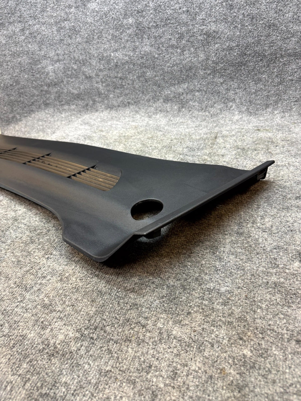 2020–2024 TESLA MODEL Y REAR APRON TRIM COVER UNDER COWL HOOD OEM, 1619813-00-B