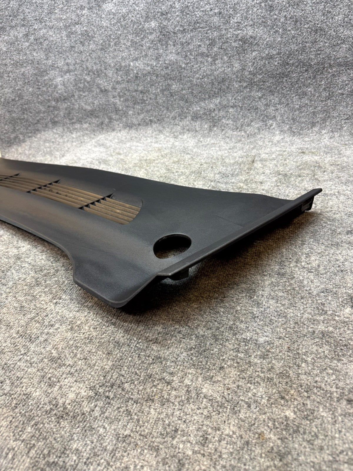 2020–2024 TESLA MODEL Y REAR APRON TRIM COVER UNDER COWL HOOD OEM, 1619813-00-B