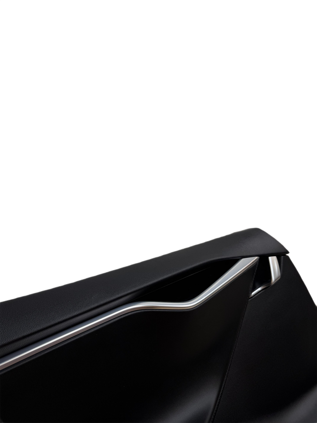 2012–2020 Tesla Model S Rear Left Driver Side Interior Door Panel Trim Black OEM