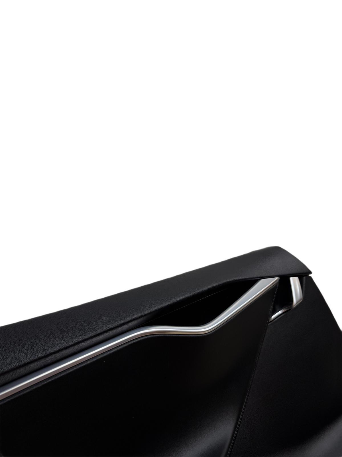 2012–2020 Tesla Model S Rear Left Driver Side Interior Door Panel Trim Black OEM