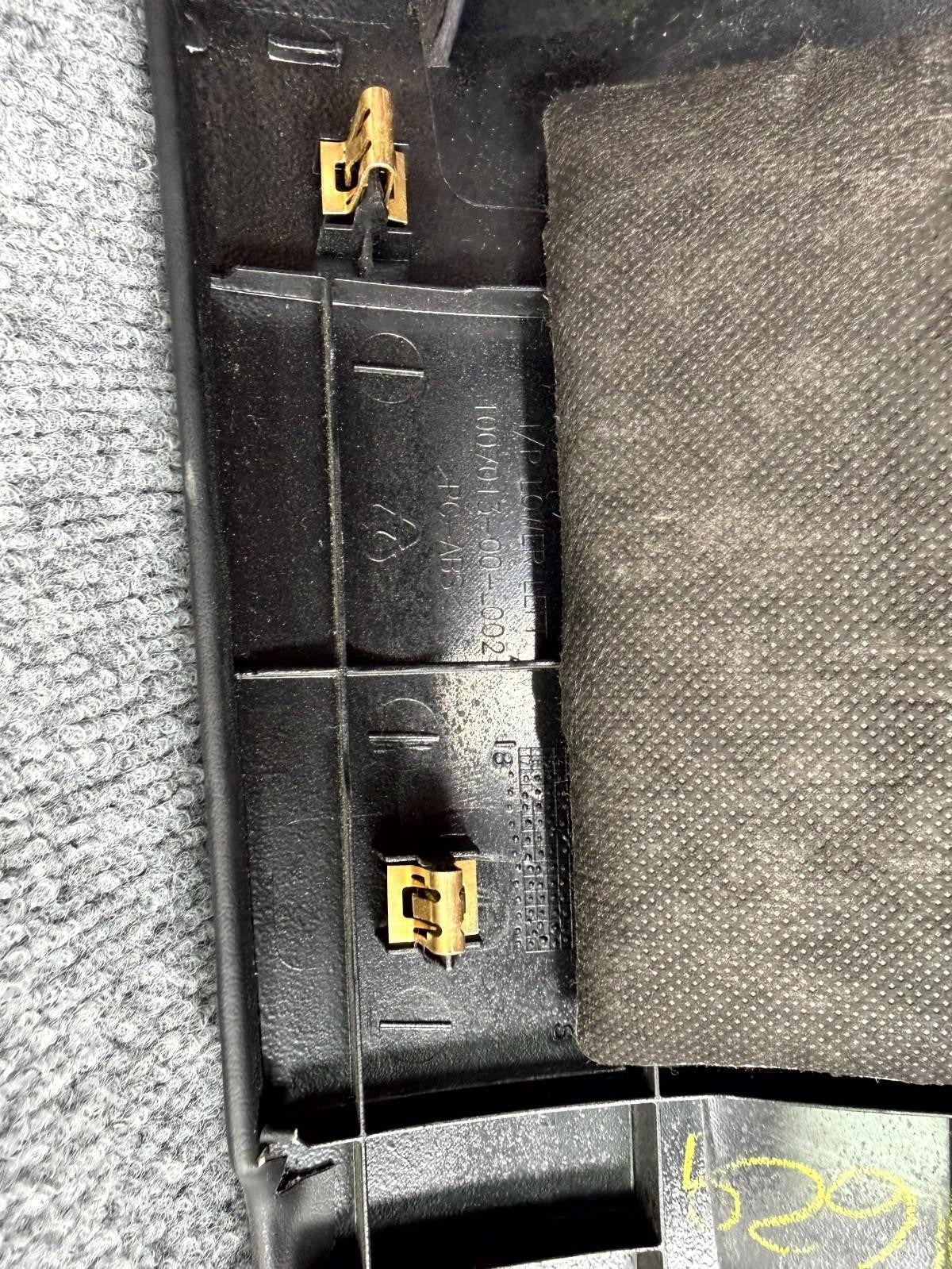 2016-2020 Tesla Model X Left Dashboard Knee Bolster Trim OEM, 1002405-21-H