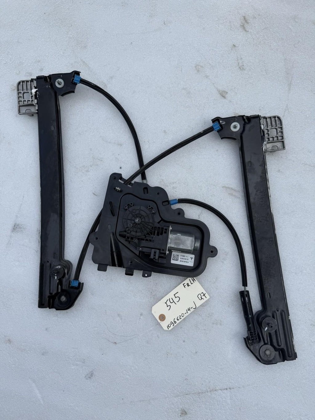 ♦️17-23 TESLA MODEL 3 FRONT LEFT DOOR WINDOW REGULATOR & MOTOR  OEM,1096620-14-J