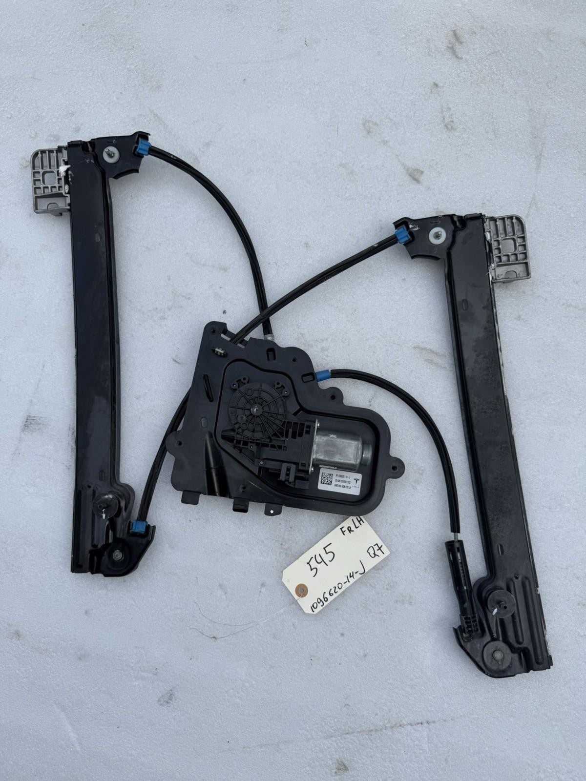 ♦️17-23 TESLA MODEL 3 FRONT LEFT DOOR WINDOW REGULATOR & MOTOR  OEM,1096620-14-J