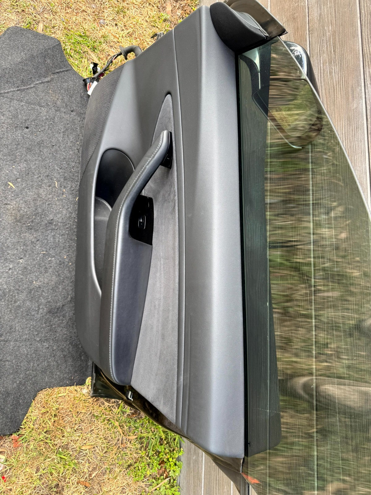 2017 - 2023 TESLA MODEL 3 FRONT RIGHT PASSENGER SIDE DOOR SHELL PANEL BLACK OEM
