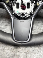 ♦️17-23 TESLA MODEL 3 STEERING WHEEL LEATHER W/ CONTROL SWITCH OEM, 1490214-00-B