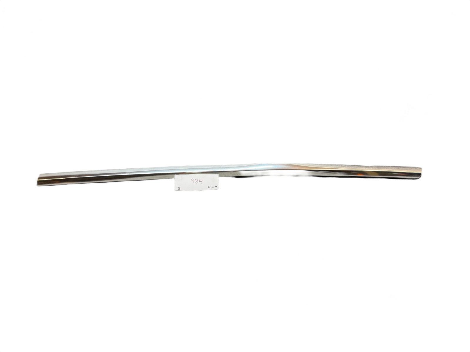 17-23 Tesla Model 3 Front Right Passenger Door Window Chrome Belt Molding