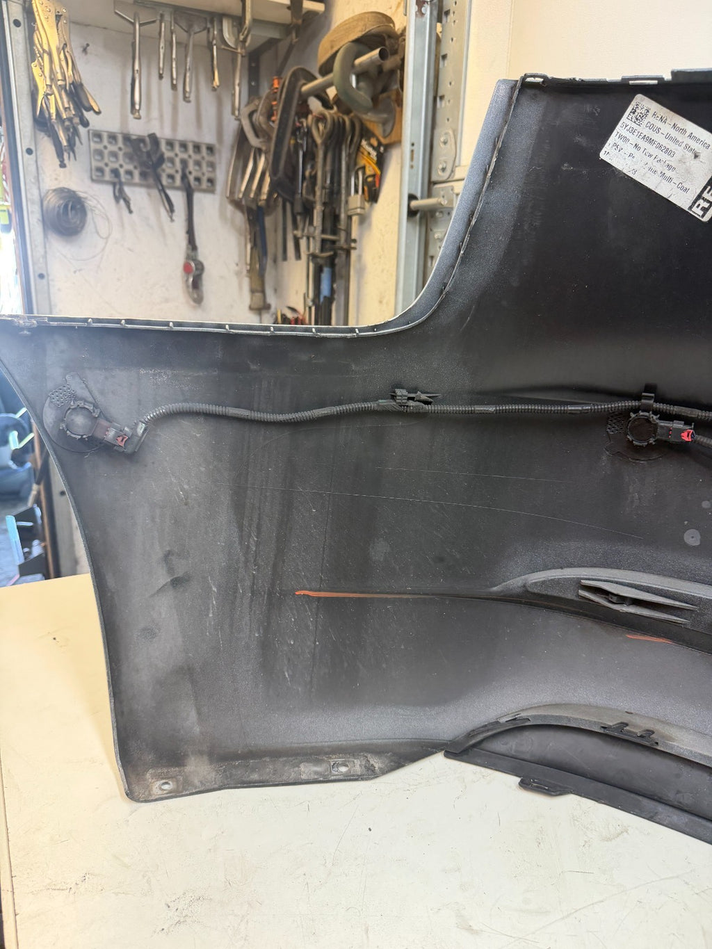 2017-2023 Tesla Model 3 Rear Bumper Cover w/ Sensor Holes