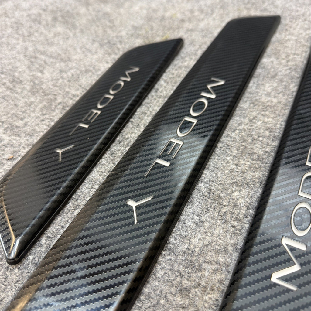 20-23 Model Y Front And Rear Left And Right Door Sill Scuff Plate Cover Trim