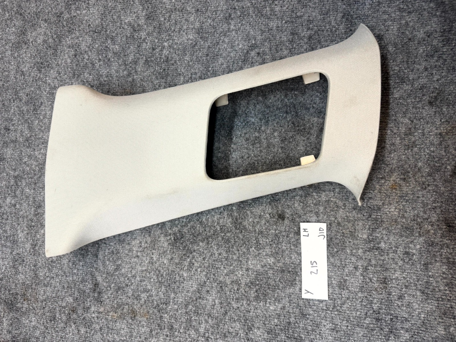 2020 - 2024 TESLA MODEL Y LEFT SIDE B-PILLAR UPPER TRIM COVER OEM, 1494606-00-C