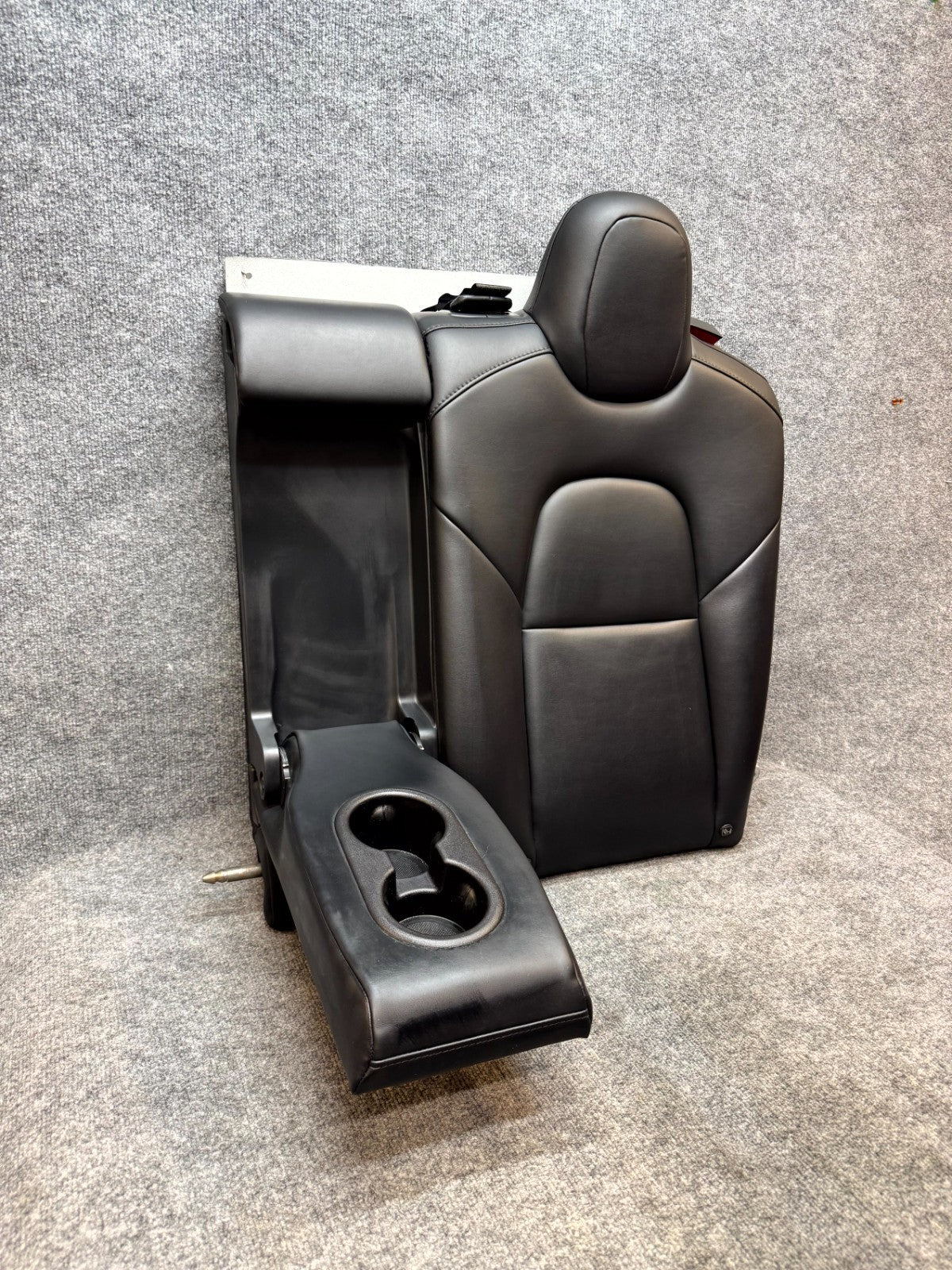 2017 - 2023 TESLA MODEL 3 REAR LEFT SIDE UPPER BACK SEAT BLACK OEM, 1452806-98-A
