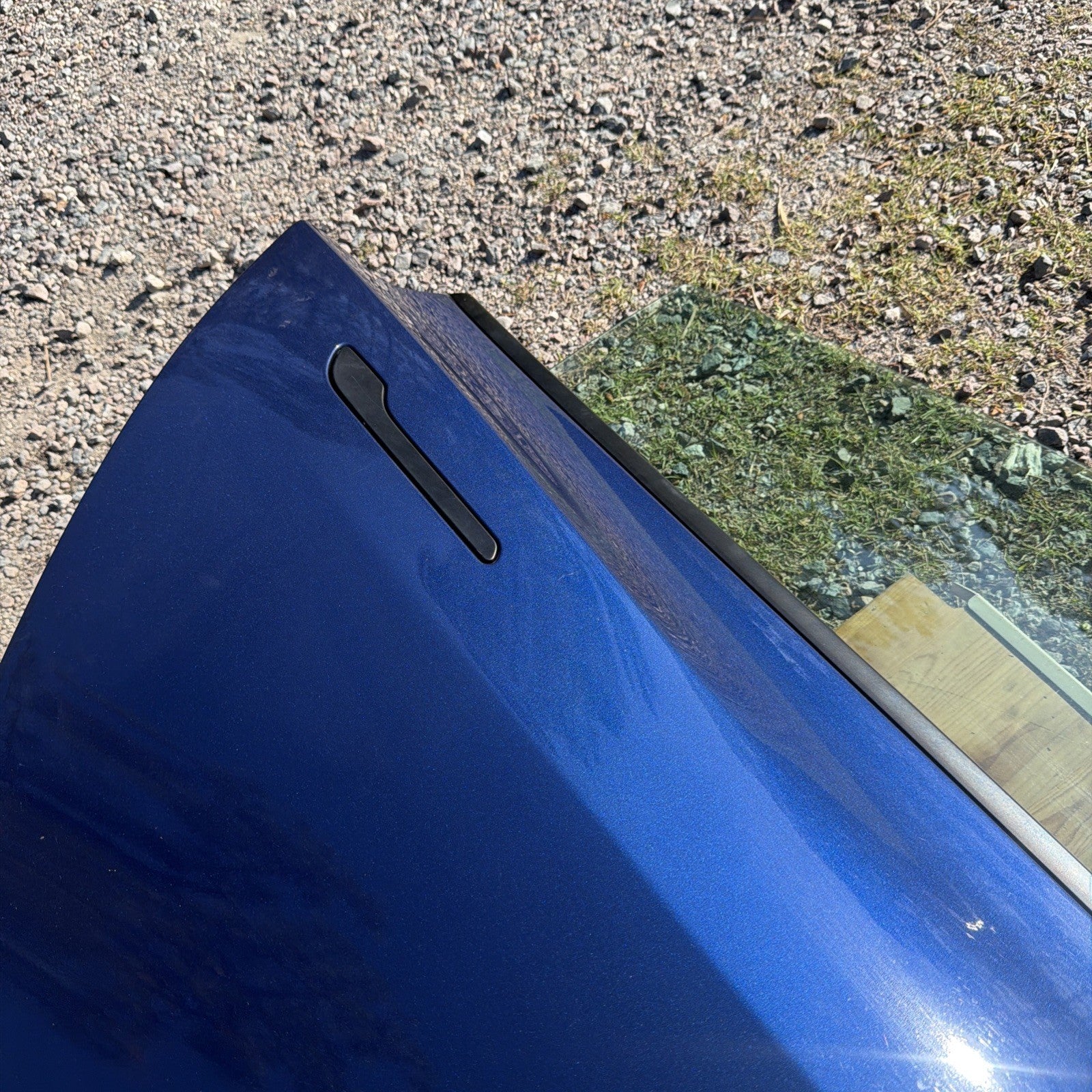 2021-2023 Tesla Model 3 Rear Passenger Side Door Shell Panel Right RH BLUE