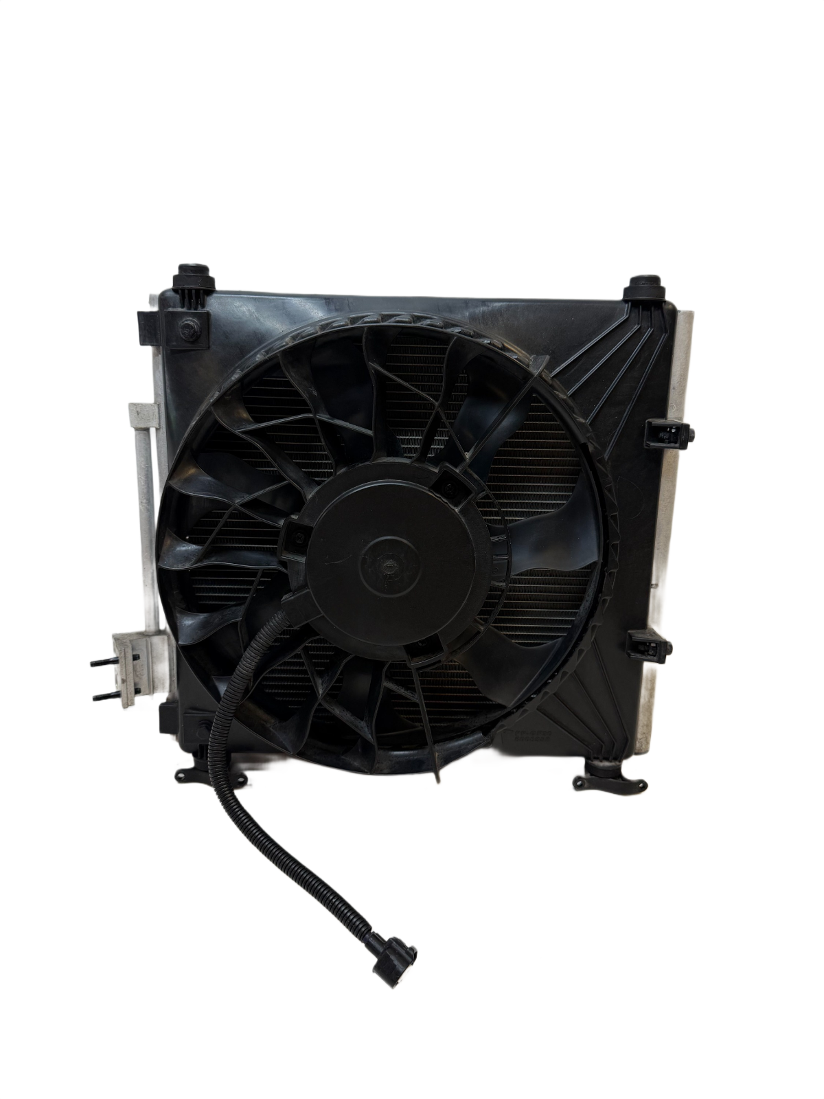 2012-20 Model S Condenser Air Cooling Radiator w/ Fan Shroud Right 6008357-00-D