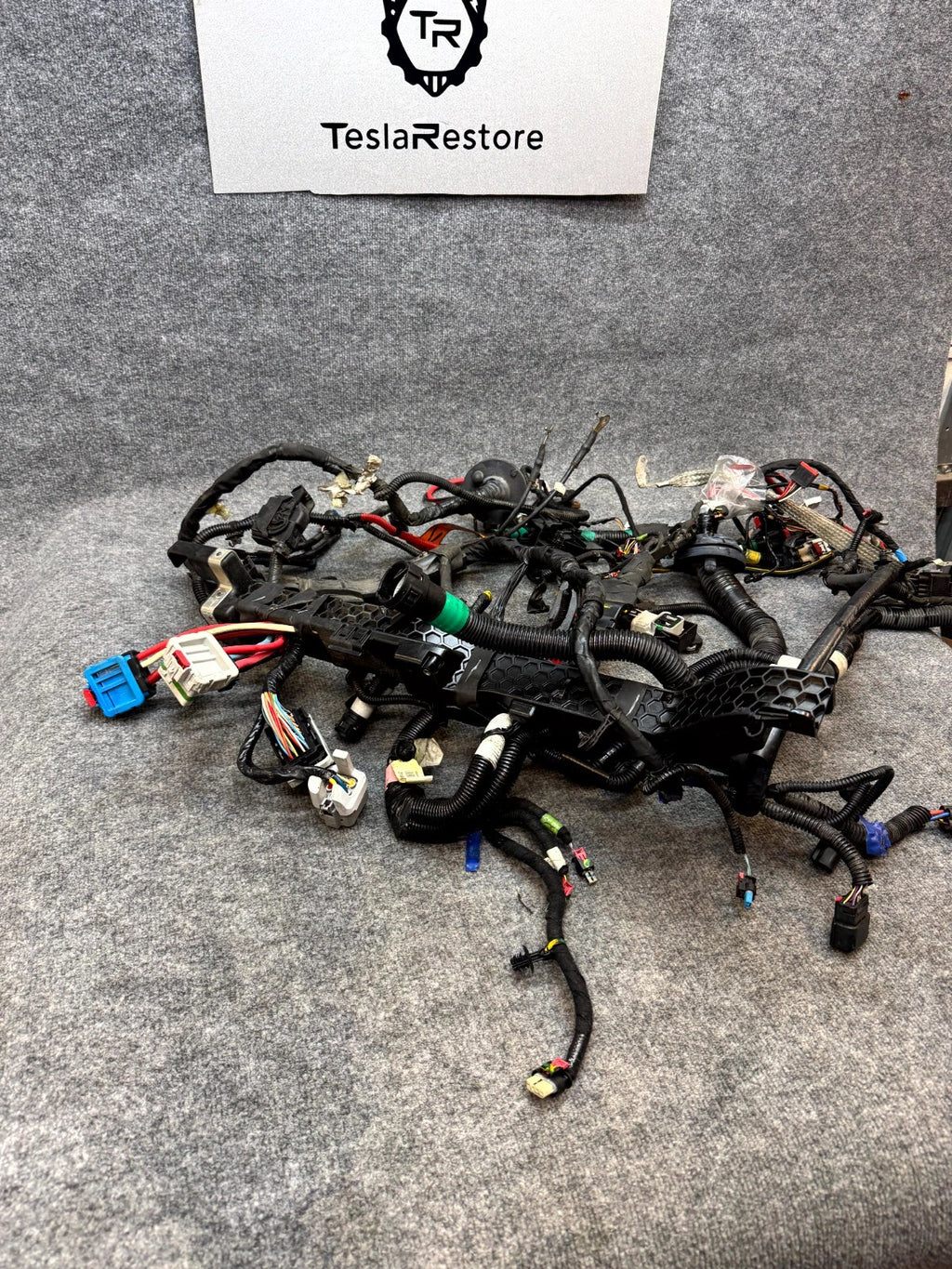 2020-2024 Tesla Model Y AWD Front Wire Wiring Harness OEM 2489058-01