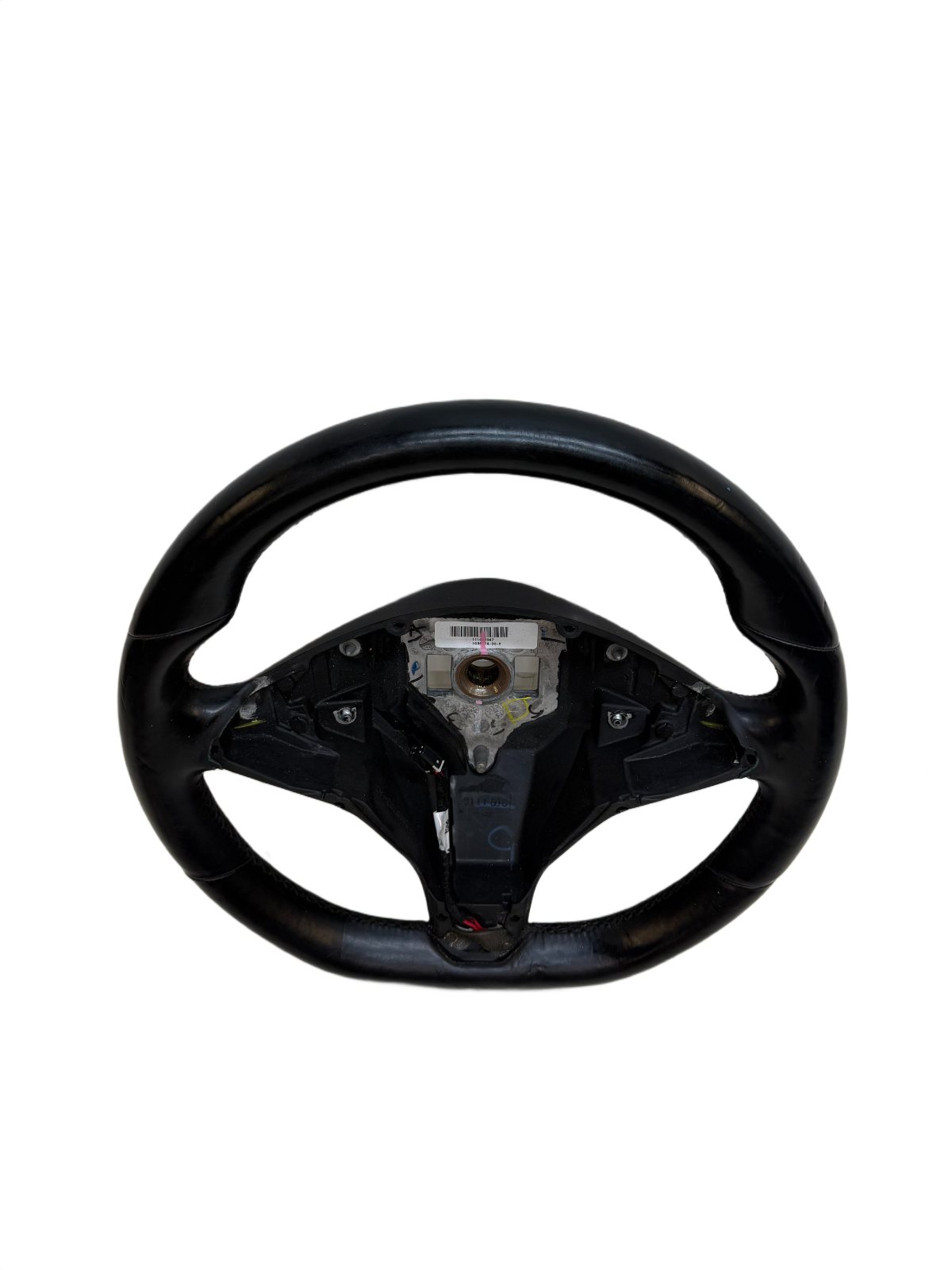 2012-2020 Tesla Model X Driver Steering Wheel Black Assembly OEM 1036774-00-C