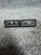 2016-2020 Tesla Model X Rear License Plate Light Lamp Set OEM, 1034341-00-B