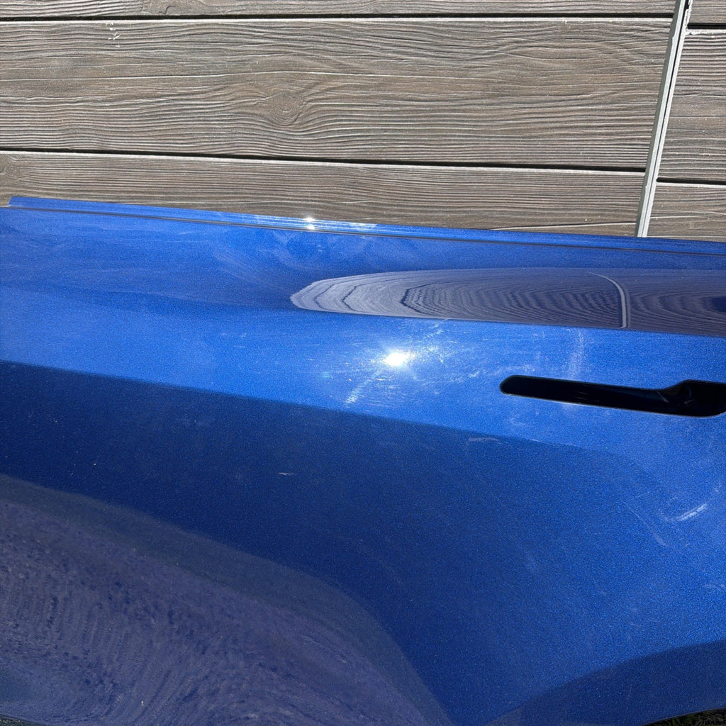 2020 - 2024 TESLA MODEL Y REAR LEFT DRIVER SIDE DOOR SHELL PANEL OEM BLUE_PPSB