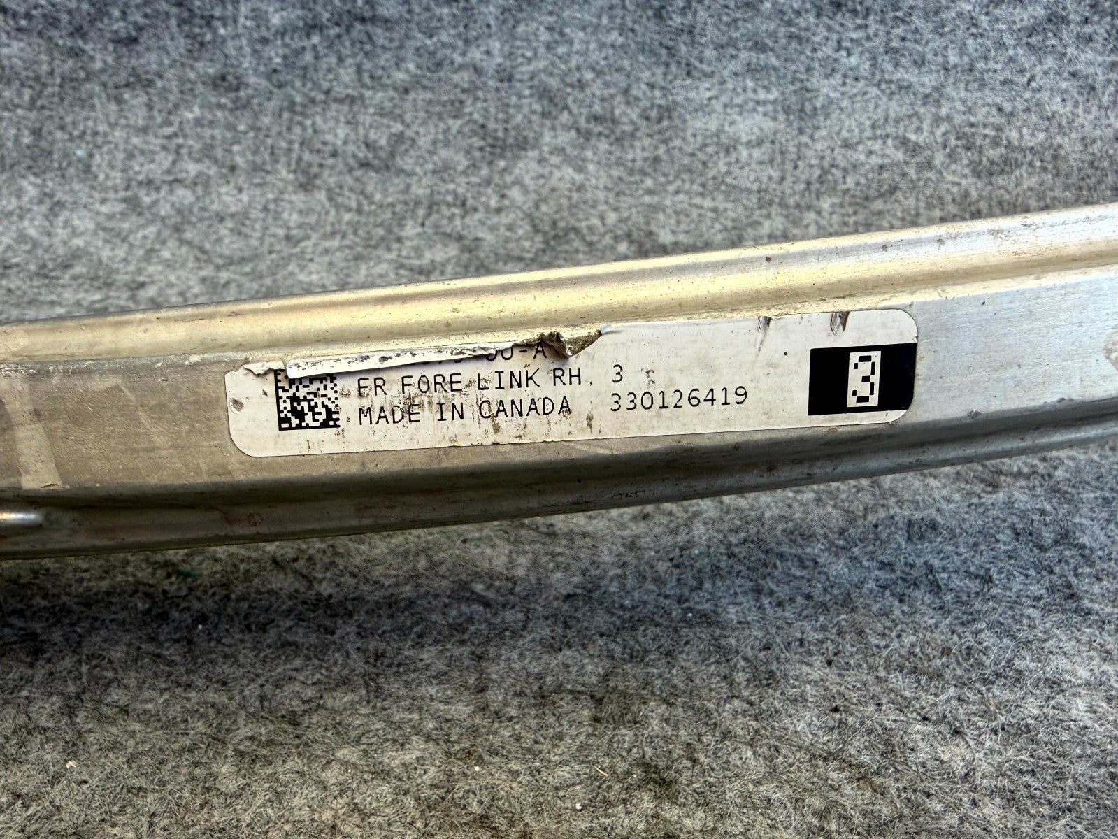 ♦️2012-2020 TESLA MODEL S FRONT RIGHT LOWER FORWARD CONTROL ARM OEM 1041575-00-D