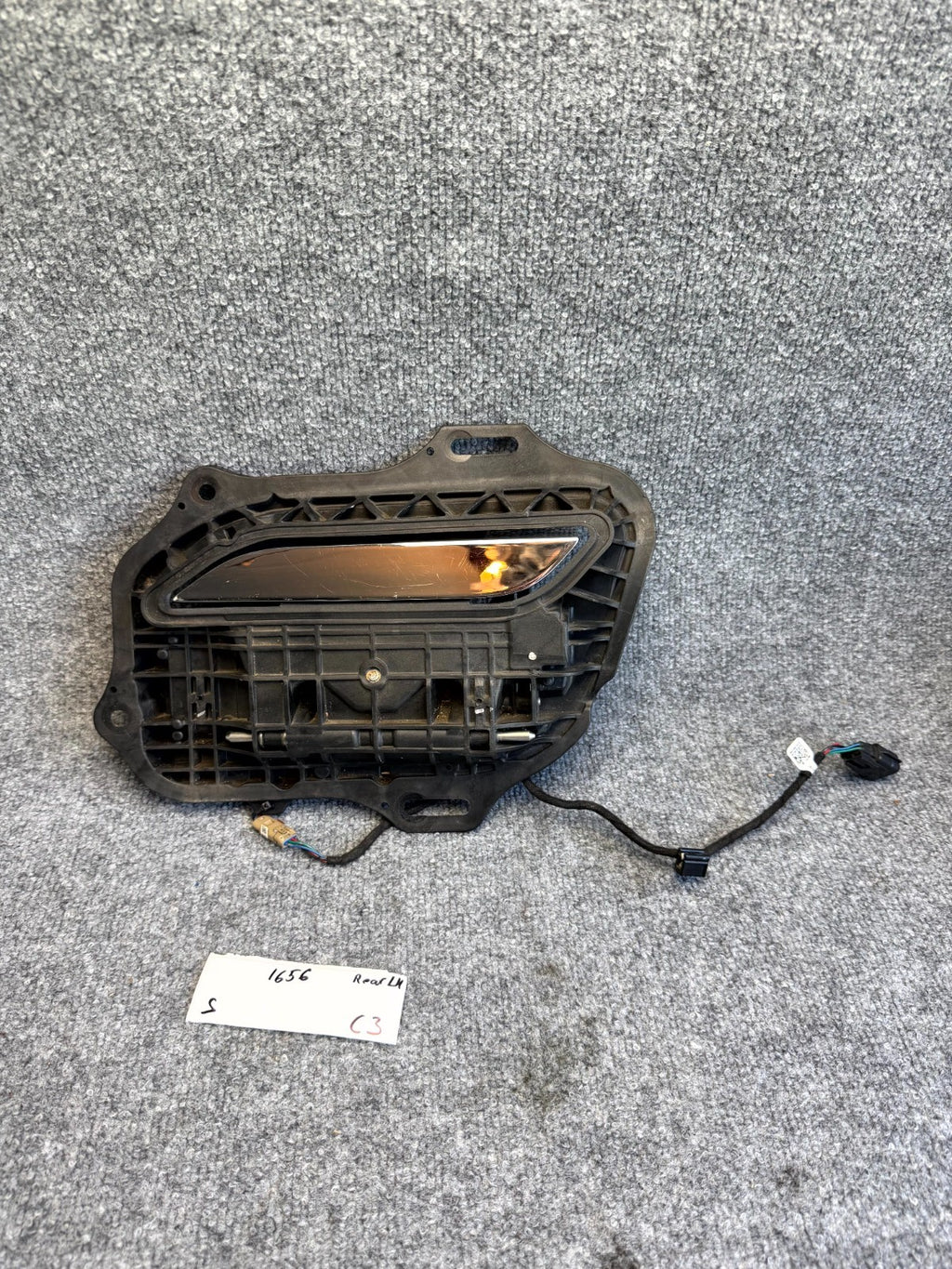 2012-2016 TESLA MODEL S REAR LEFT SIDE EXTERIOR DOOR HANDLE OEM, 1007375-00-L