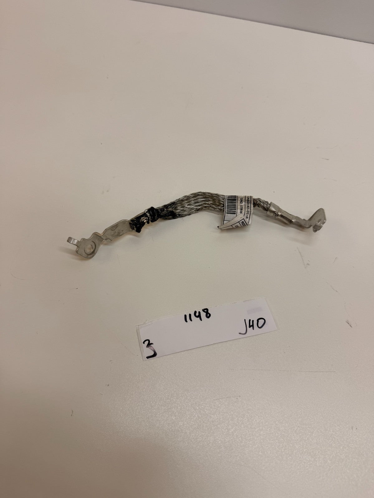2017-2023 Tesla Model 3 Computer Terminal Ground Cable Strap 1483140-01-A