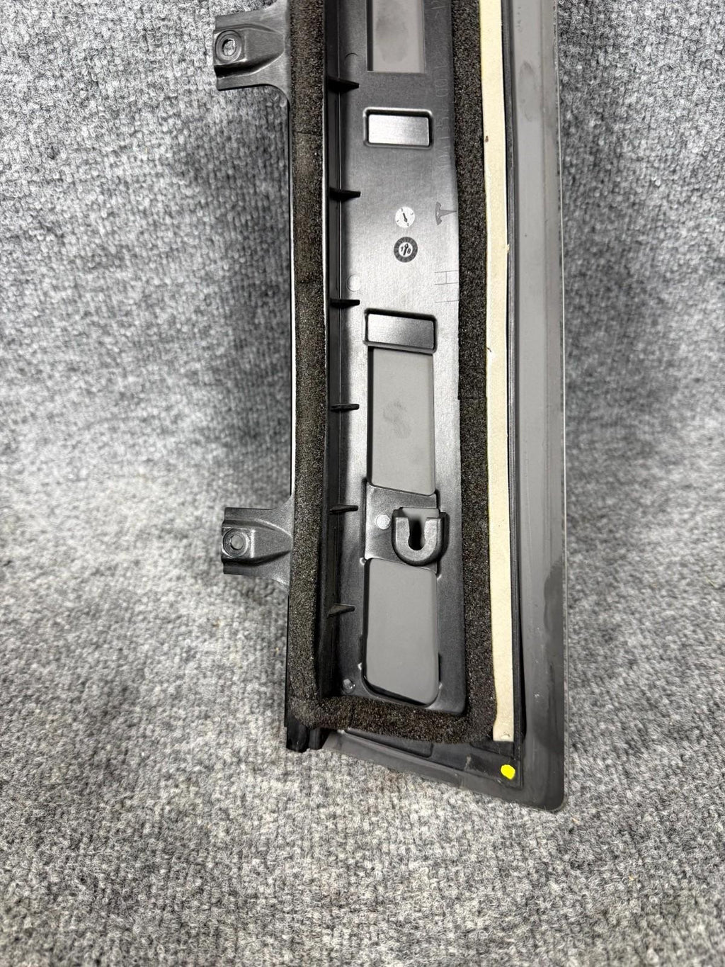 16-20 Tesla Model X Rear Left B Pillar Applique Molding Trim OEM 1041357-00-C