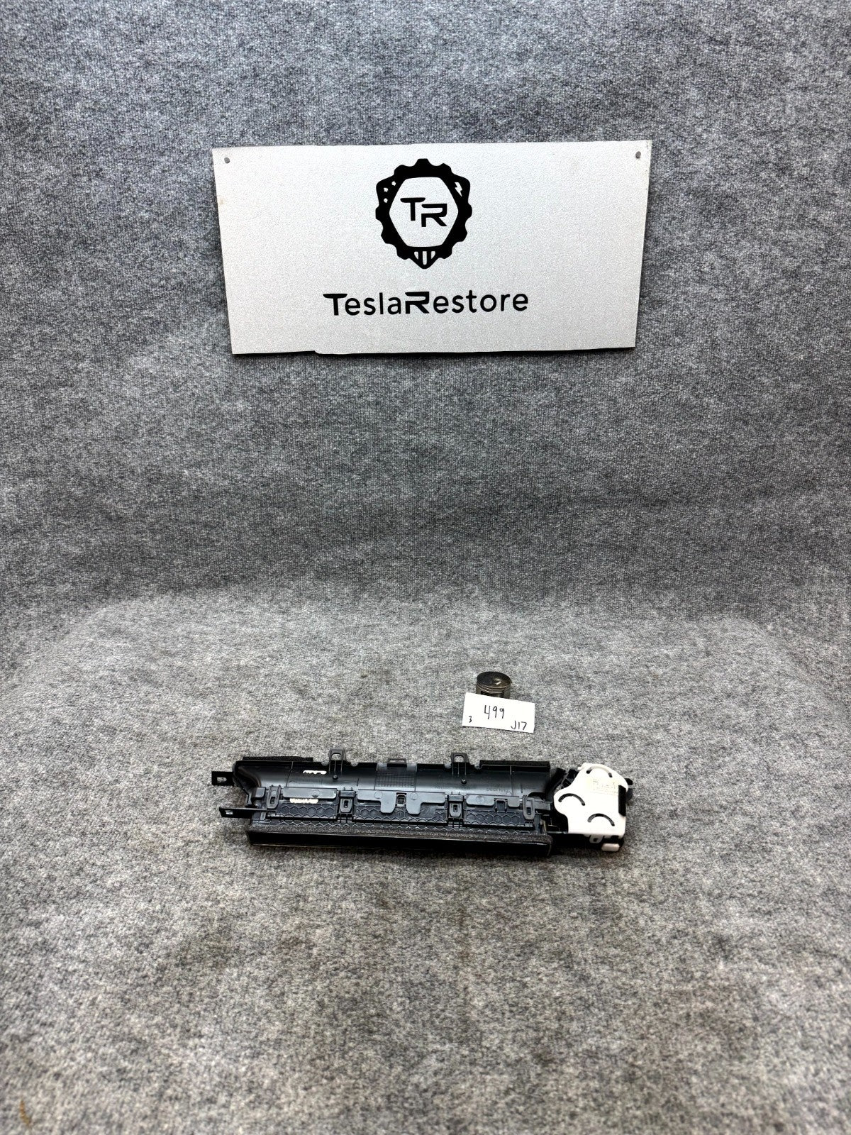 2017–2023 TESLA MODEL 3 FRONT RIGHT AIR VENT GRILLE COVER TRIM OEM, 1083325-00-G