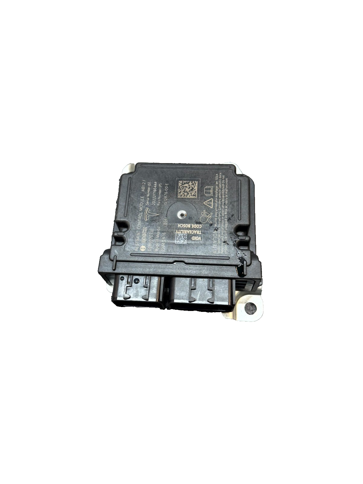 2020-2024 TESLA MODEL Y RESTRAINT DIAGNOSTIC COMPUTER MODULE OEM, 1512876-00-E