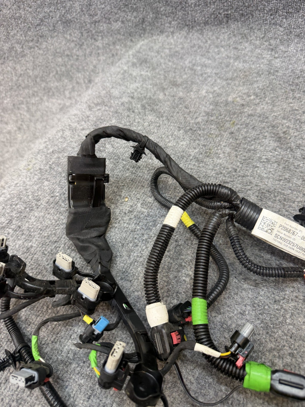 2020-2024 TESLA MODEL Y SUPERMANIFOLD WIRING HARNESS HEAT PUMP OEM, 2068767-00-C