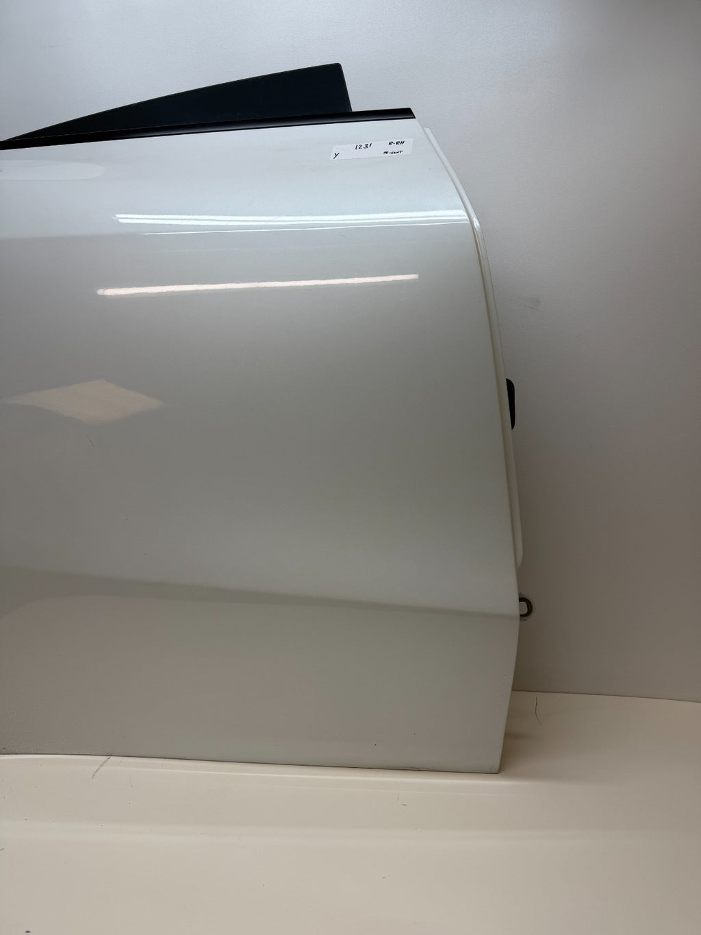 2020-24 Tesla Model Y Rear Right Passenger Side Complete Door Assembly White