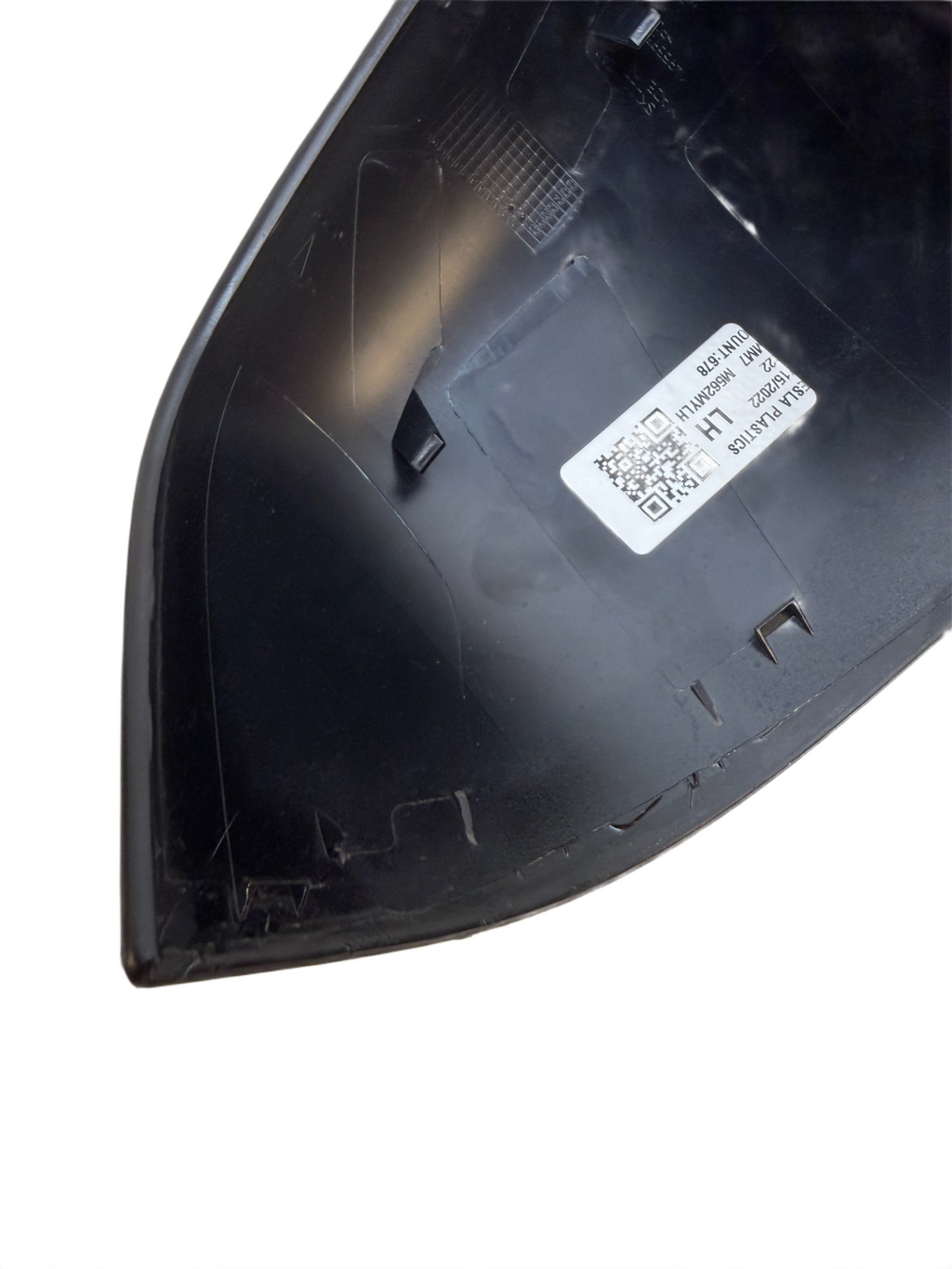 2020-2024 TESLA MODEL Y Left Driver MIRROR SKULL CAP OEM 1495593-00-A