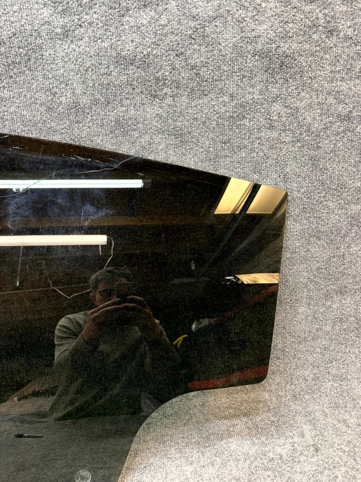 2020 - 2024 TESLA MODEL Y REAR LEFT SIDE DOOR WINDOW GLASS OEM, 43R-014553