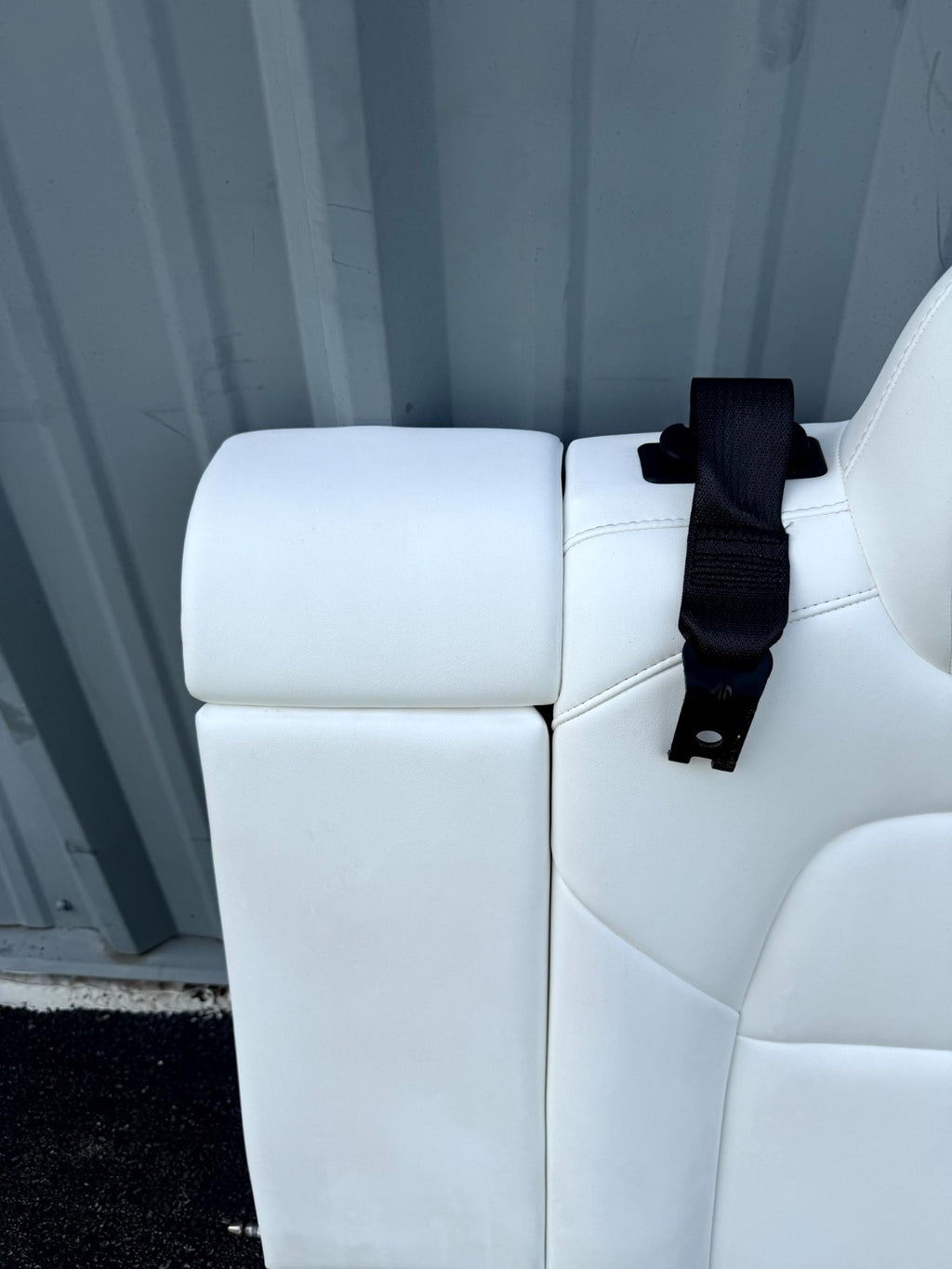 17-23 TESLA MODEL 3 REAR LEFT 2ND ROW UPPER SEAT CUSHION BACKREST OEM, 145280600