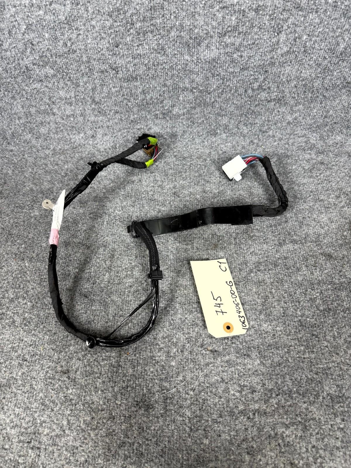 16-23 Tesla Model X Rear Right Cylinder Door Lift Wiring Cable OEM, 1063406-00-G
